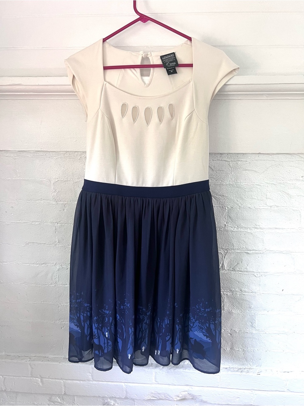 Her Universe Studio Ghibli Princess Mononoke Forest Dress Sleeveless Size Medium - Picture 8 of 14